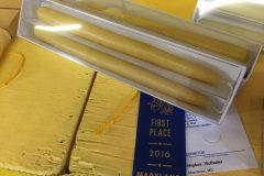 Steve McDaniel's first place candles.