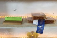 Kevin Gerold won first for best comb honey..